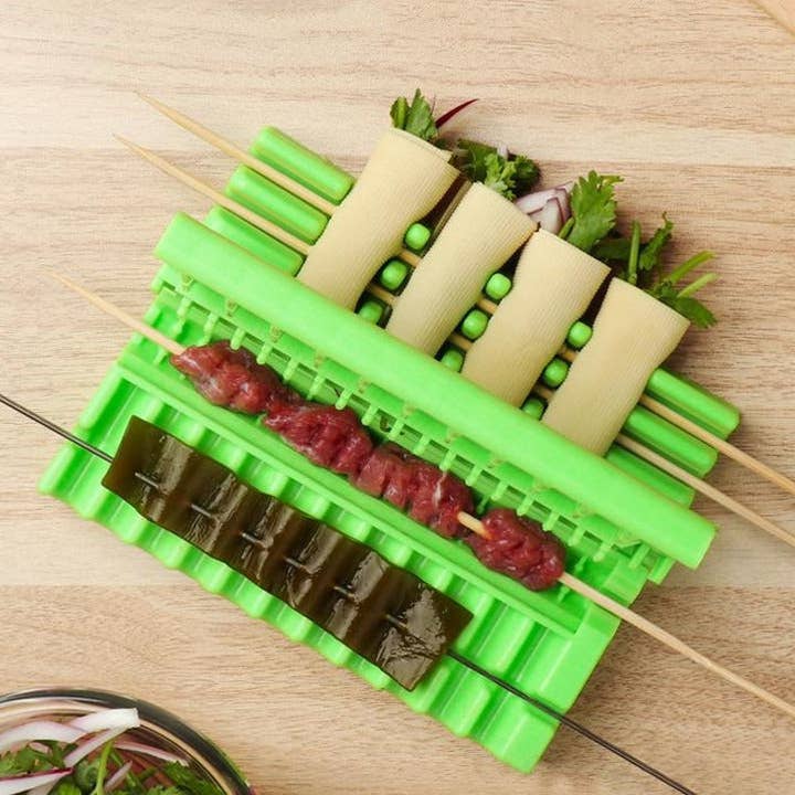 VIGOR - Wholesale Kitchen Tool/Gadget - Professional Grade Skewers Kebab Maker Barbecue Stringer Box