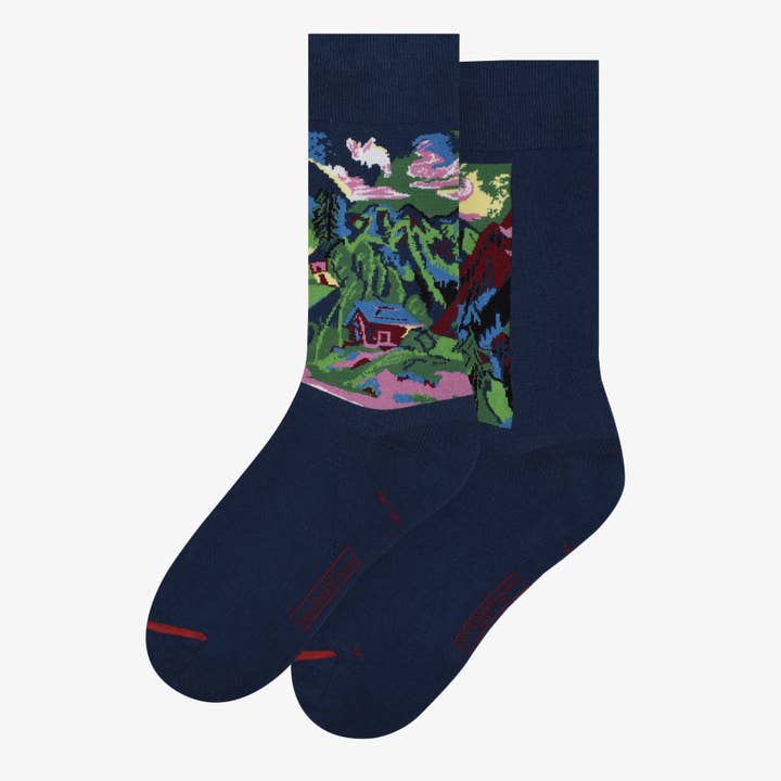 Calcetines de arte Ernst Ludwig Kirchner - Las montañas de Klosters para venta al por mayor de MuseARTa GmbH