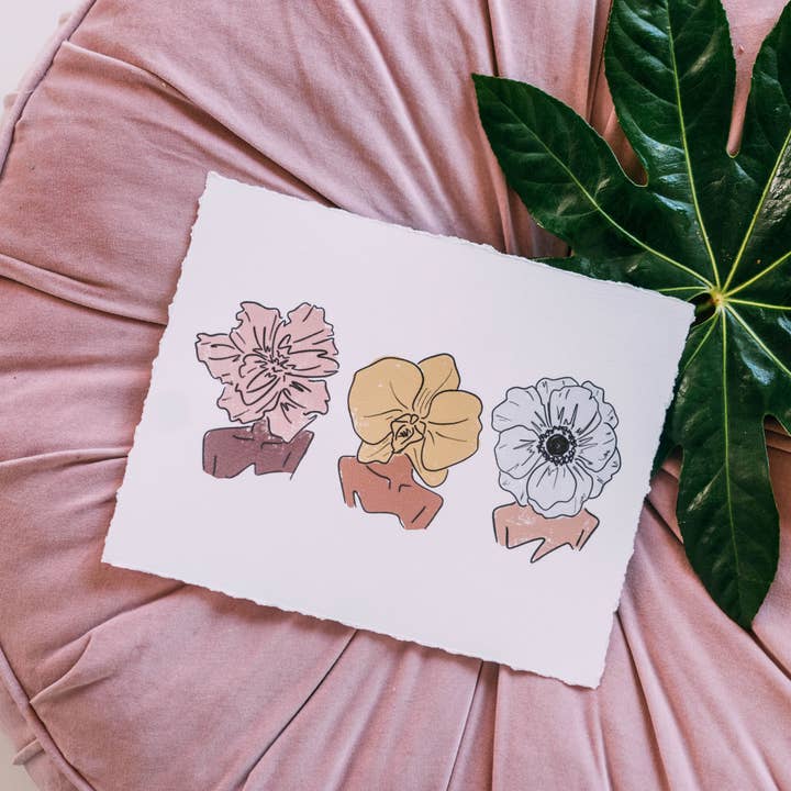 Imprimé floral pour femme de 8 x 10 po pour la vente par Melarie Odelusi