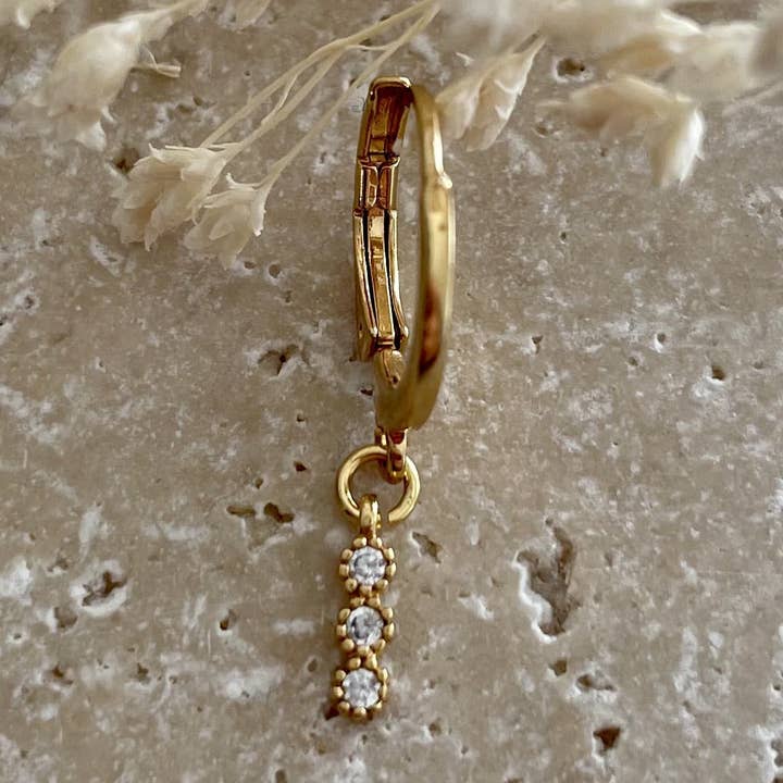 Pop 3 Strass Hoop för wholesale av My Little Bijou