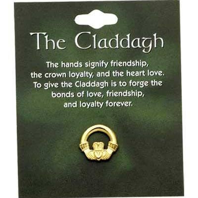 Abbey + CA Gift - Wholesale Lapel Pin/Button - Claddagh Lapel Pin2