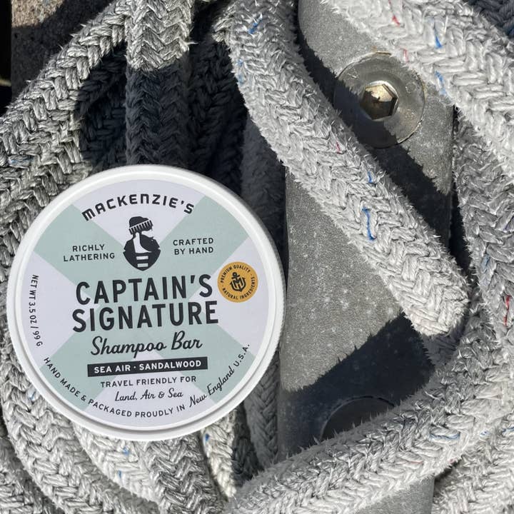 MacKenzie's Fisherman - Wholesale Shampoo Puck/Solid Shampoo - Captain's Signature Shampoo Bar 3.5 OZ (12 qty)