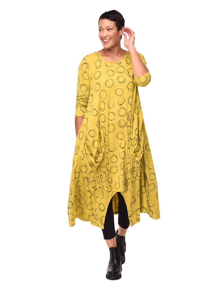 Vestido Lexi L49 en Moss Orbit* para venta al por mayor de Tulip Clothing