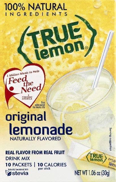Hudson Meat Company - Wholesale Drink Mix - DRINK MIX LEMONADE ORIG STICK    -    TRUE CITRUS0