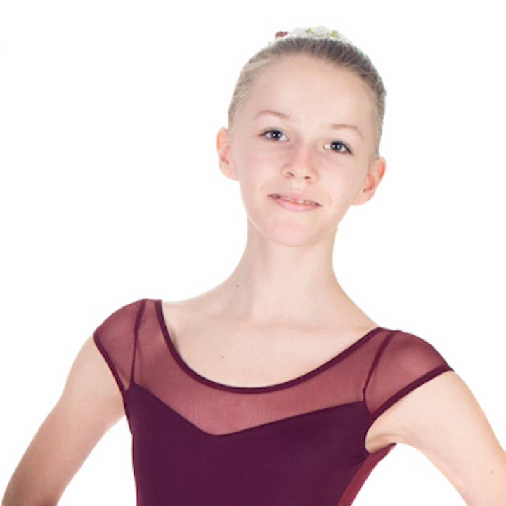 Dancer.NYC - Vente Justaucorps – enfant - Justaucorps de danse classique en forme de cœur pour femmes5