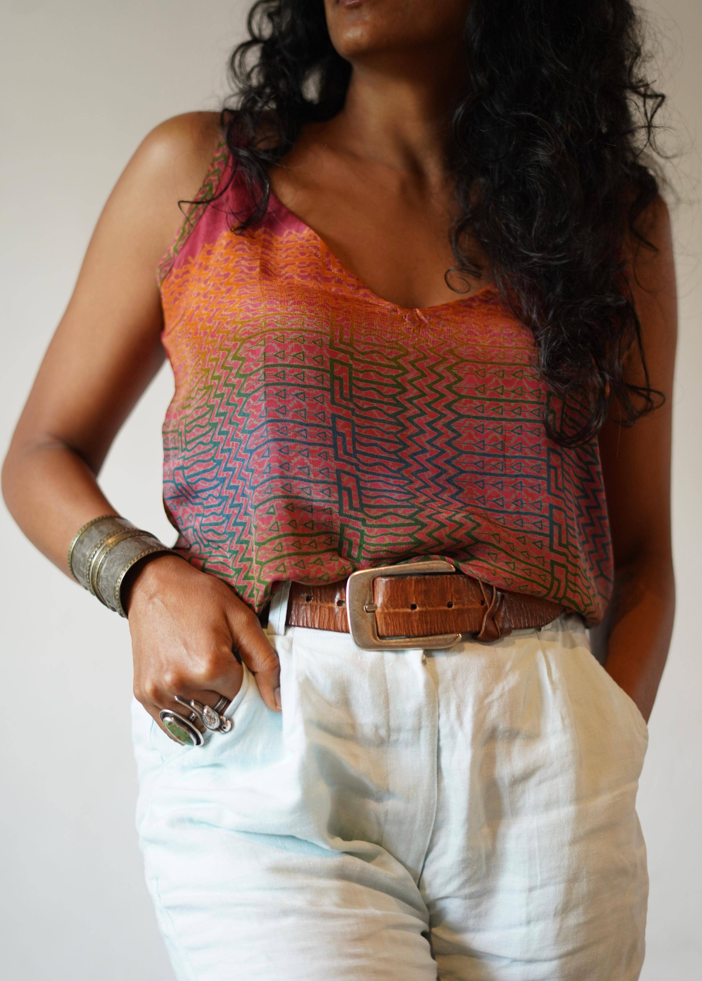 Annahmol - Wholesale Camisole - Women's - Vintage Silk Zero-Waste Cami6