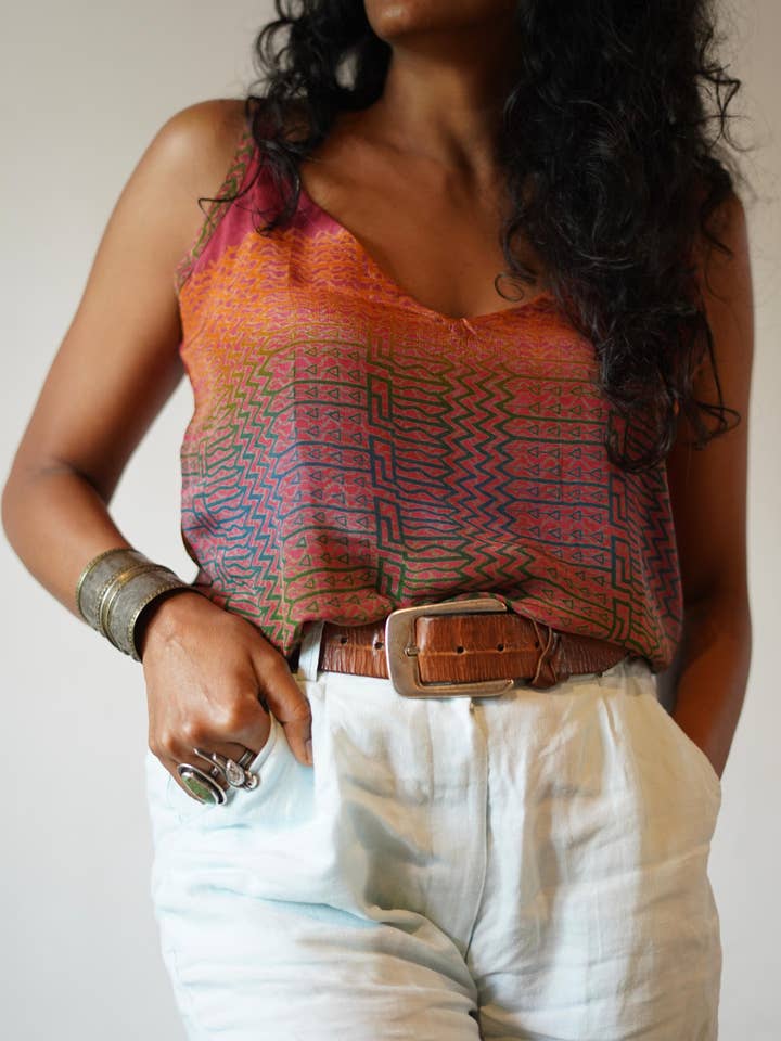 Annahmol - Wholesale Camisole - Women's - Vintage Silk Zero-Waste Cami6