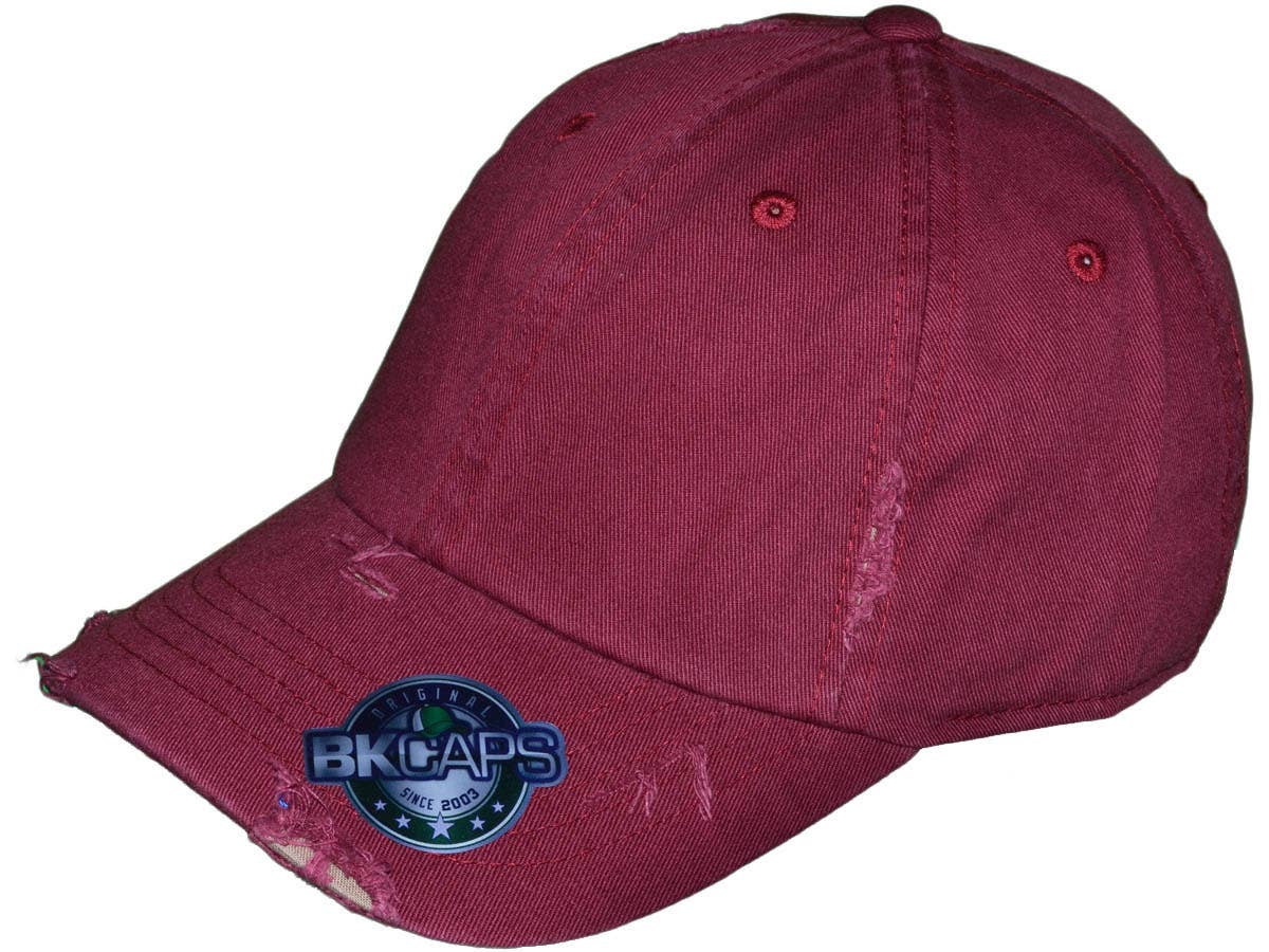 Buck Wholesale - Vendita all'ingrosso Cappellino da baseball - Unisex - Cappello vintage da papà, in cotone di alta qualità, a basso profilo, strappato6