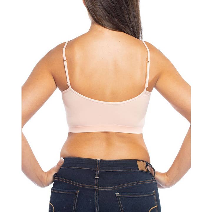 Malibu Sugar - Wholesale Camisole - Women's - Seamless Bra Cami (Junior/Womens) With Removable Pads
