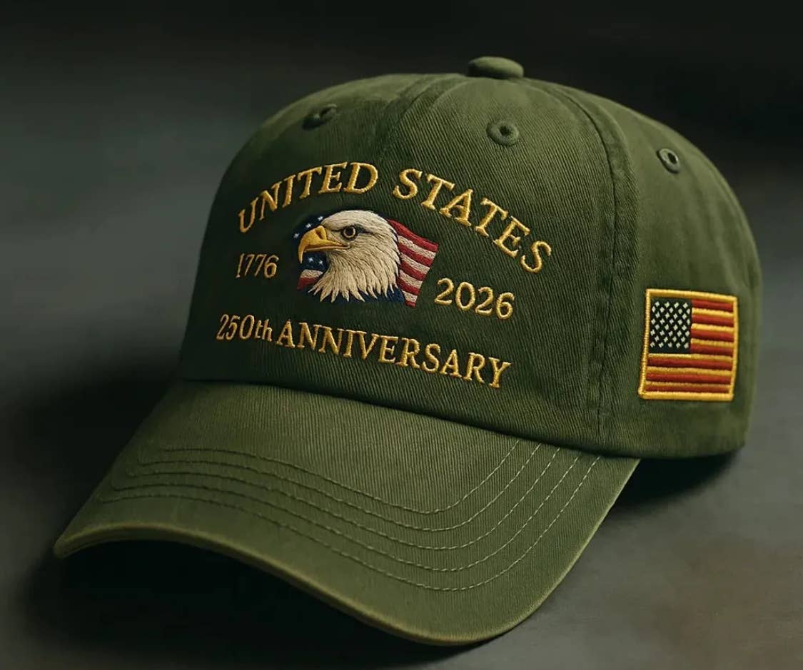 Serenity Collective - Wholesale Baseball Cap - Unisex - 250th Anniversary Embroidered Eagle Baseball Cap2