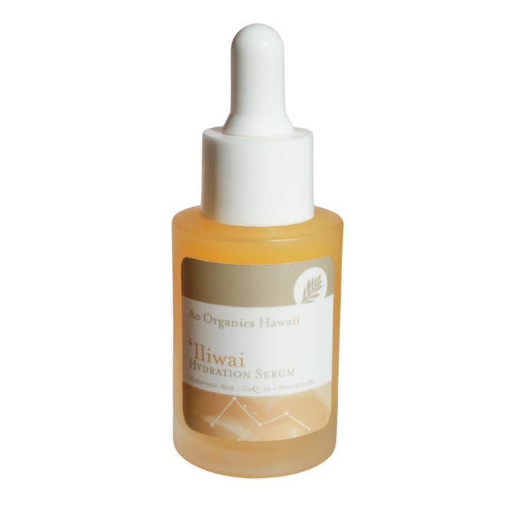 'Iliwai Hydration Serum for wholesale by Ao Organics Hawaii