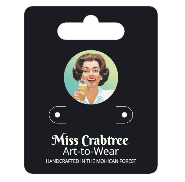 Miss Crabtree - Wholesale Halskettinghanger - Vincent Van Gogh Draagbare Kunst Iris Print Ketting1