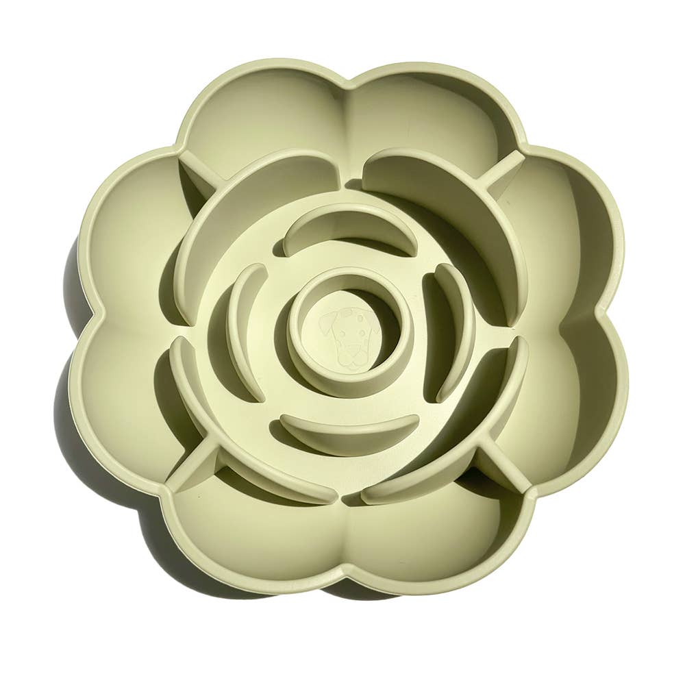 Spot N Knot - Wholesale Pet Bowl - Cat/Dog - Slow Feeder Bowl with Suction Cup Base Flower | Silicone10