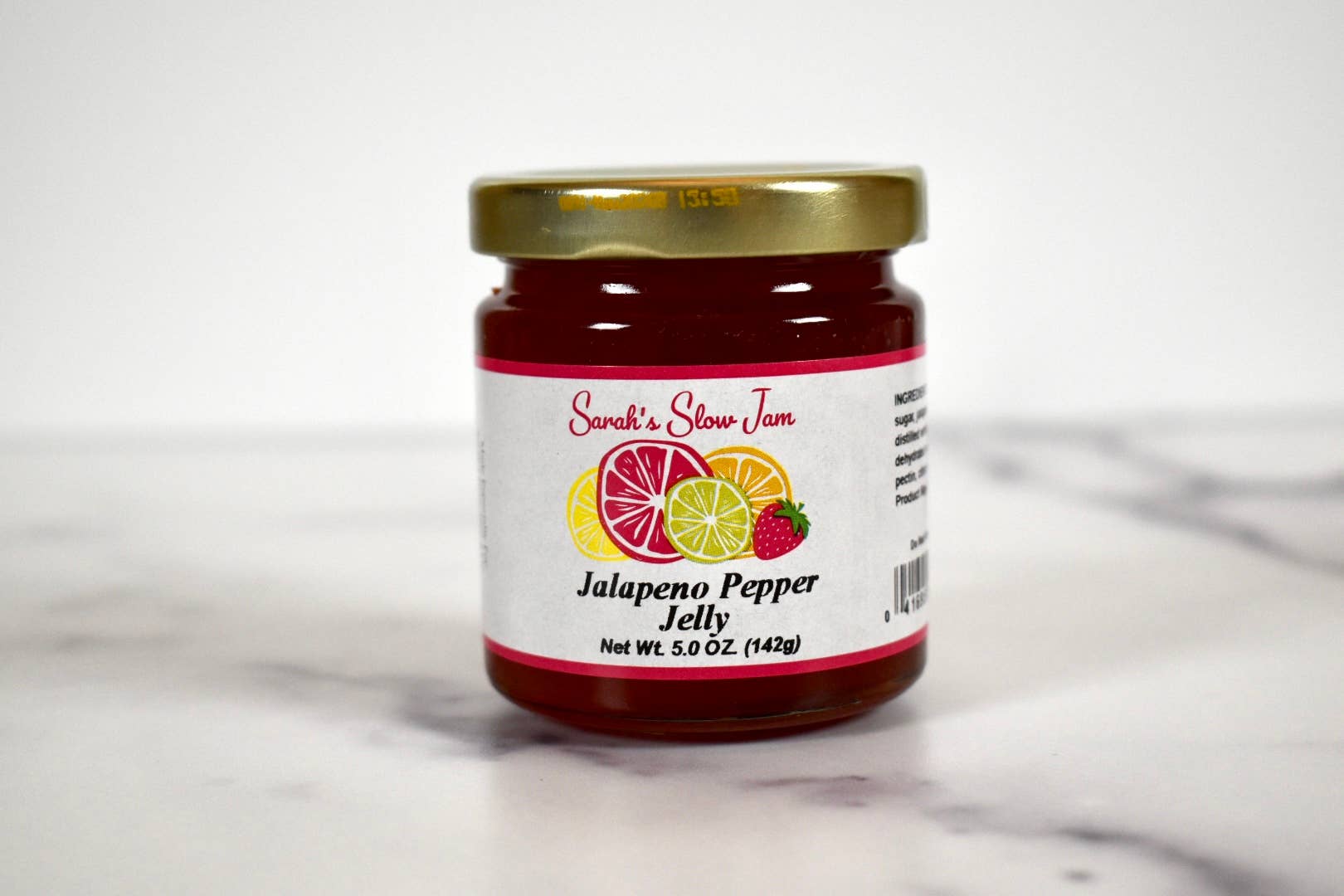 Sarah's Slow Jam – wholesale Jam/jelly – Jalapeño Pepper Jelly Mini Jar1