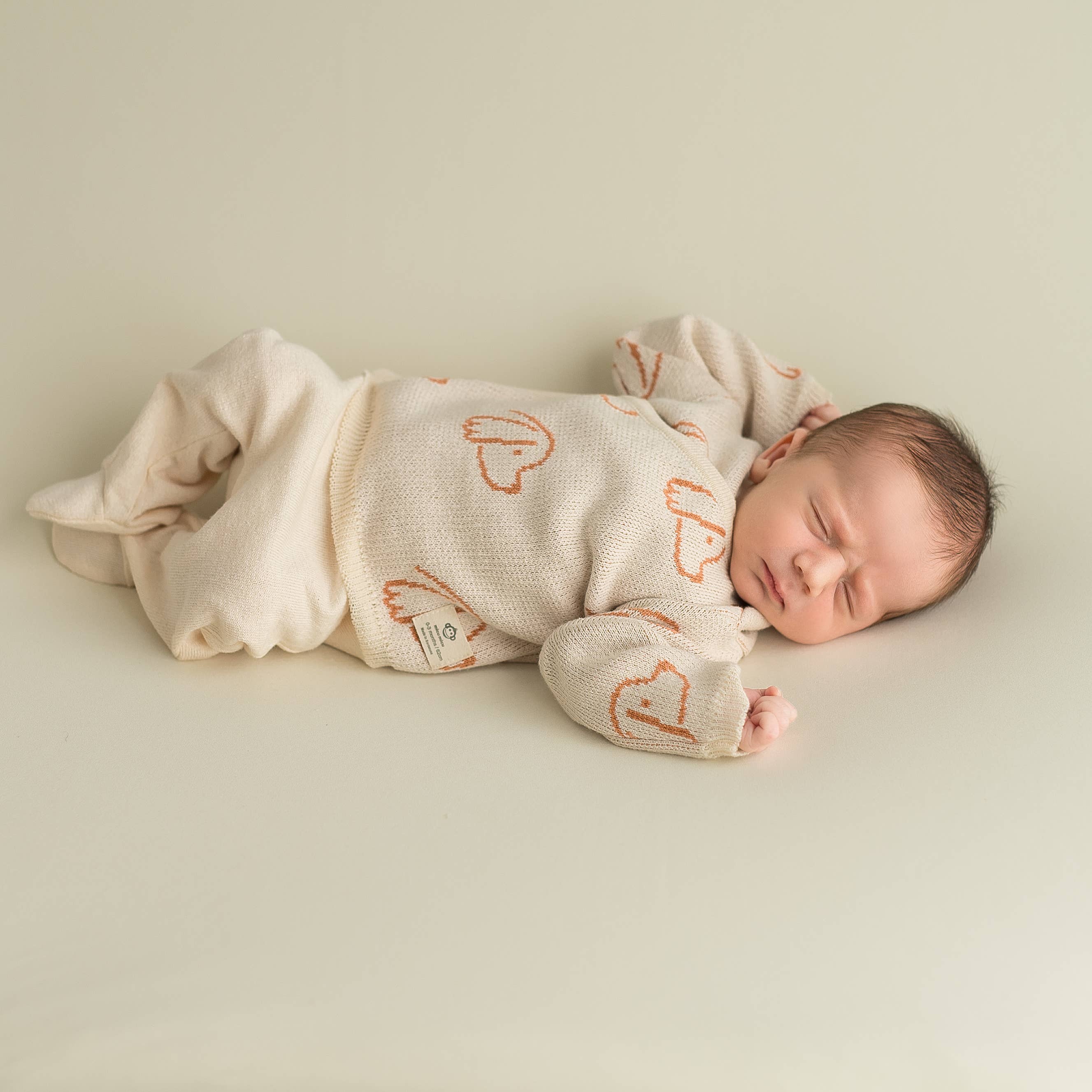 micu micu - Wholesale Clothing Set - Baby - Newborn Pack dogs ecru1