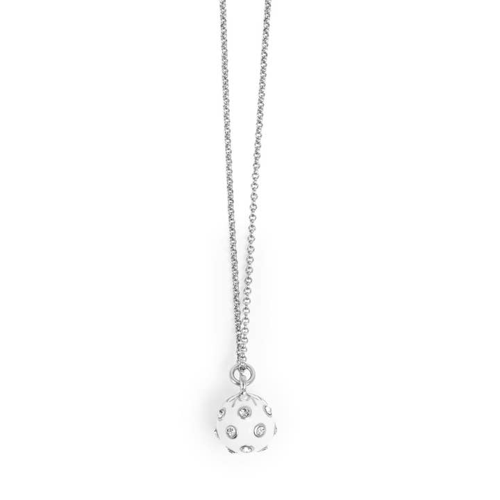 Snowball silver pendant necklace for wholesale by A&C Oslo