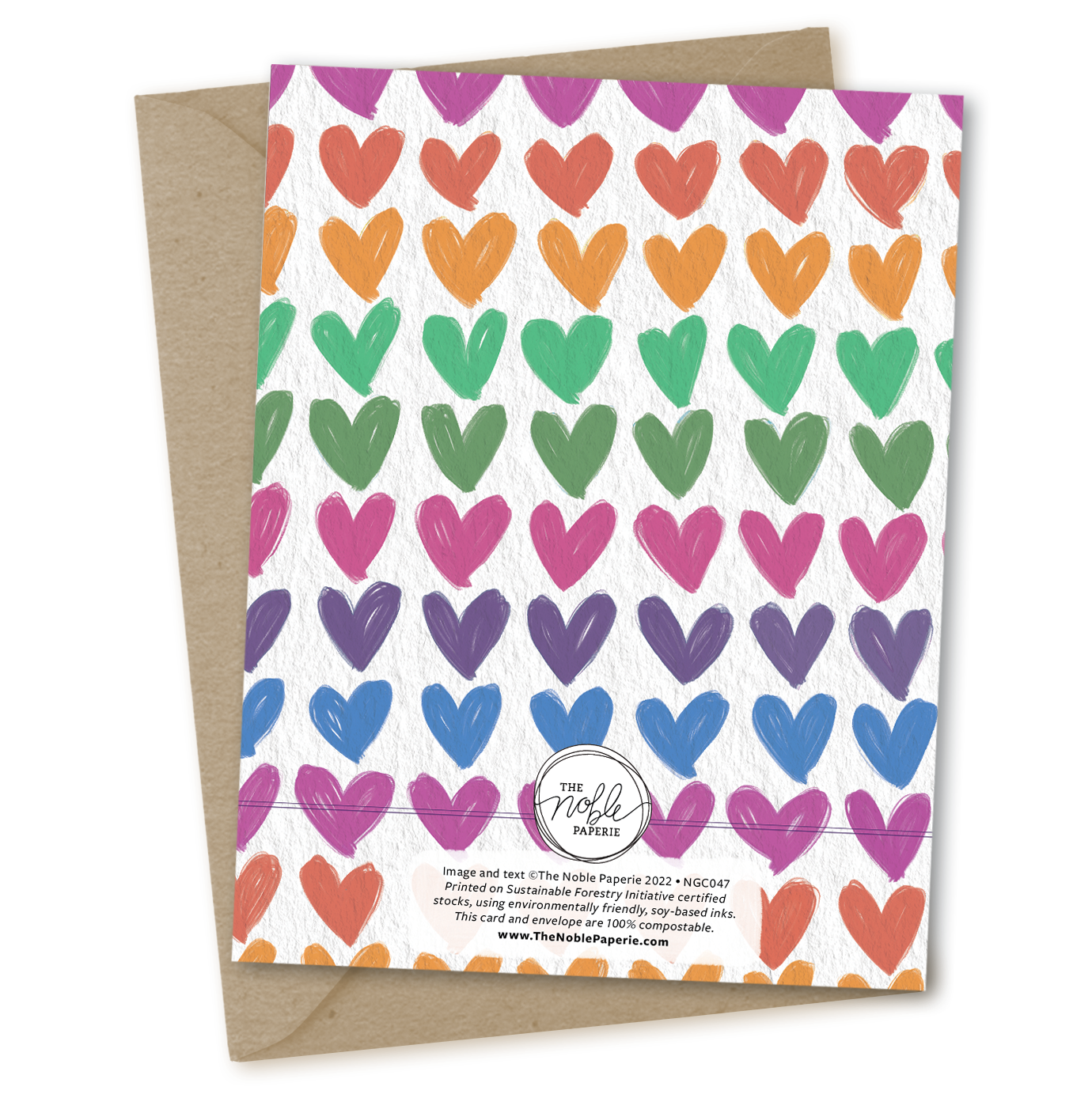 The Noble Paperie – wholesale Love card – Favorite Rainbow | Pride LGBTQIA Queer Gay Greeting Card1