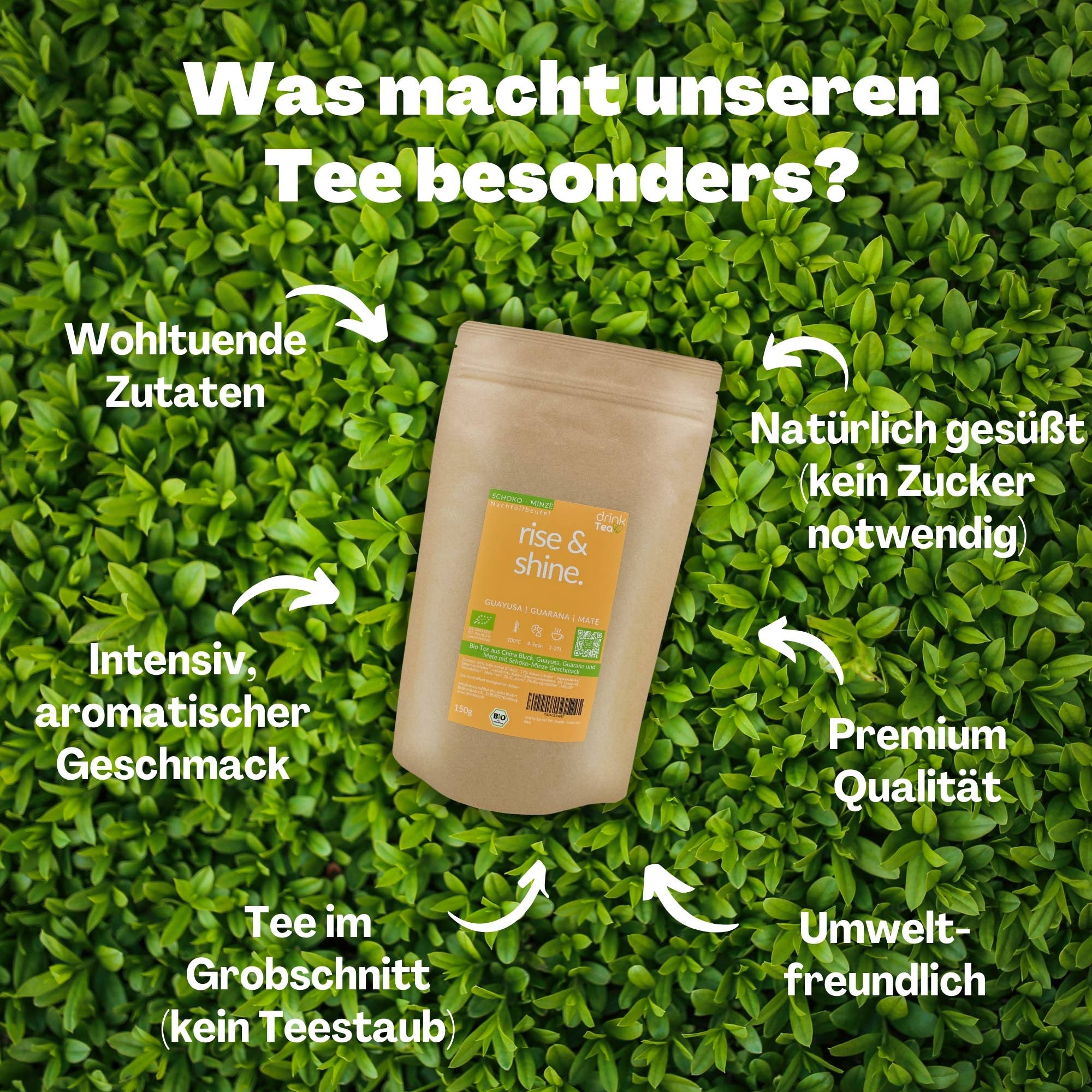 DrinkTea - Wholesale Health/Detox Tea - Rise & Shine - organic morning tea (loose) 150g3