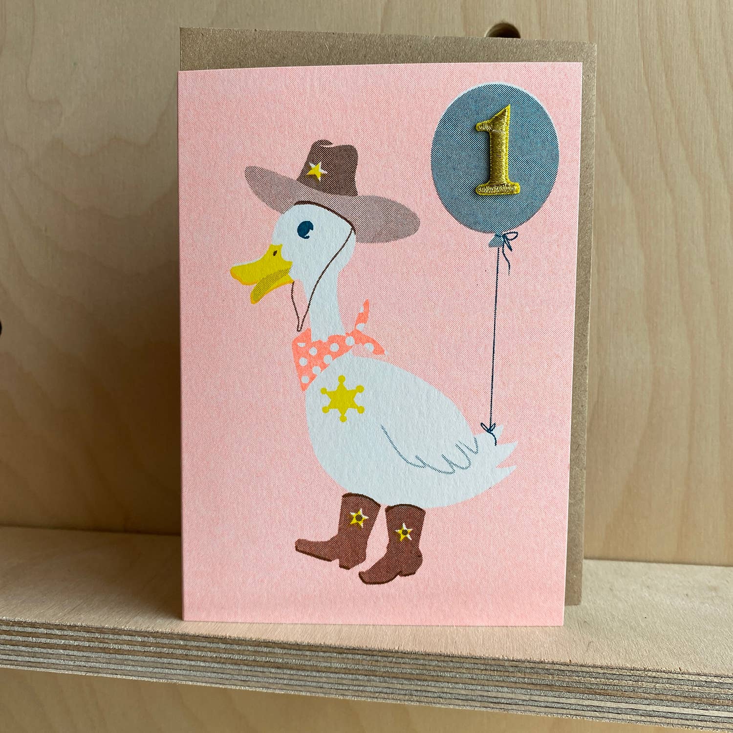 Petra Boase Ltd (US Duties Paid) – wholesale Birthday card – Confetti Pets Cards - Pack of 6 - Duck - Age 11