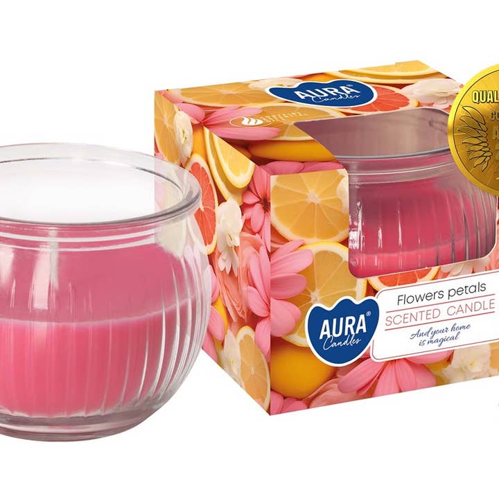 18h Flower Petals Cup Candle (6 pcs) for wholesale by Esoterica Arte