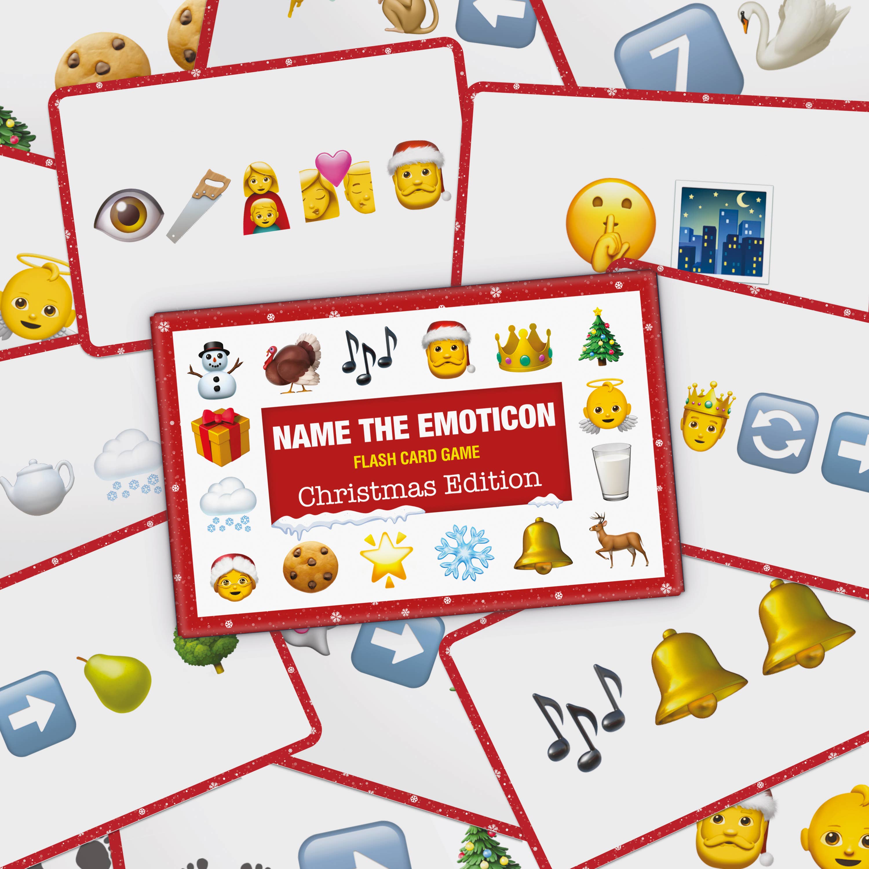 Bubblegum Stuff US - Vente Jeux de cartes - Nommez le jeu de cartes de Noël avec des émoticônes | Quiz de cartes éclair3