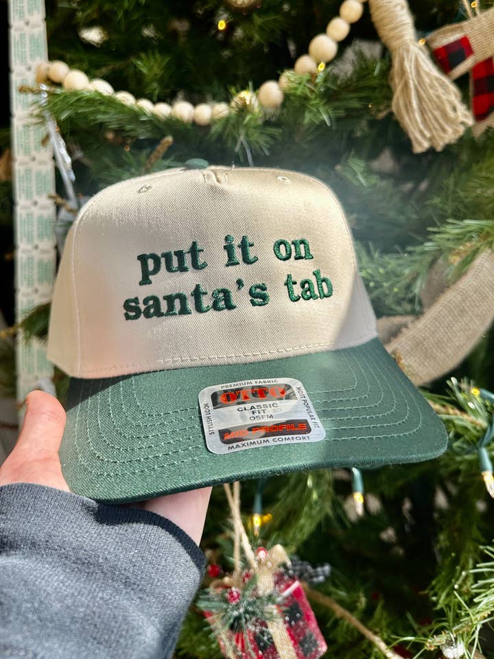 Put It On Santa's Tab Trucker for wholesale by Pyramid Printing & Promotional