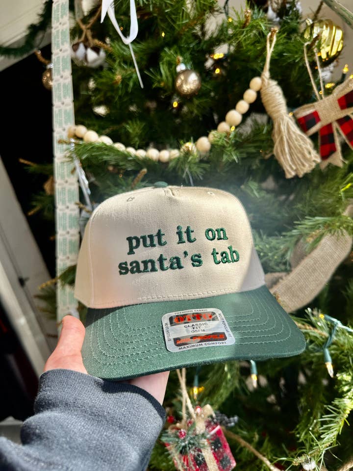 Put It On Santa's Tab Trucker for wholesale by Pyramid Printing & Promotional