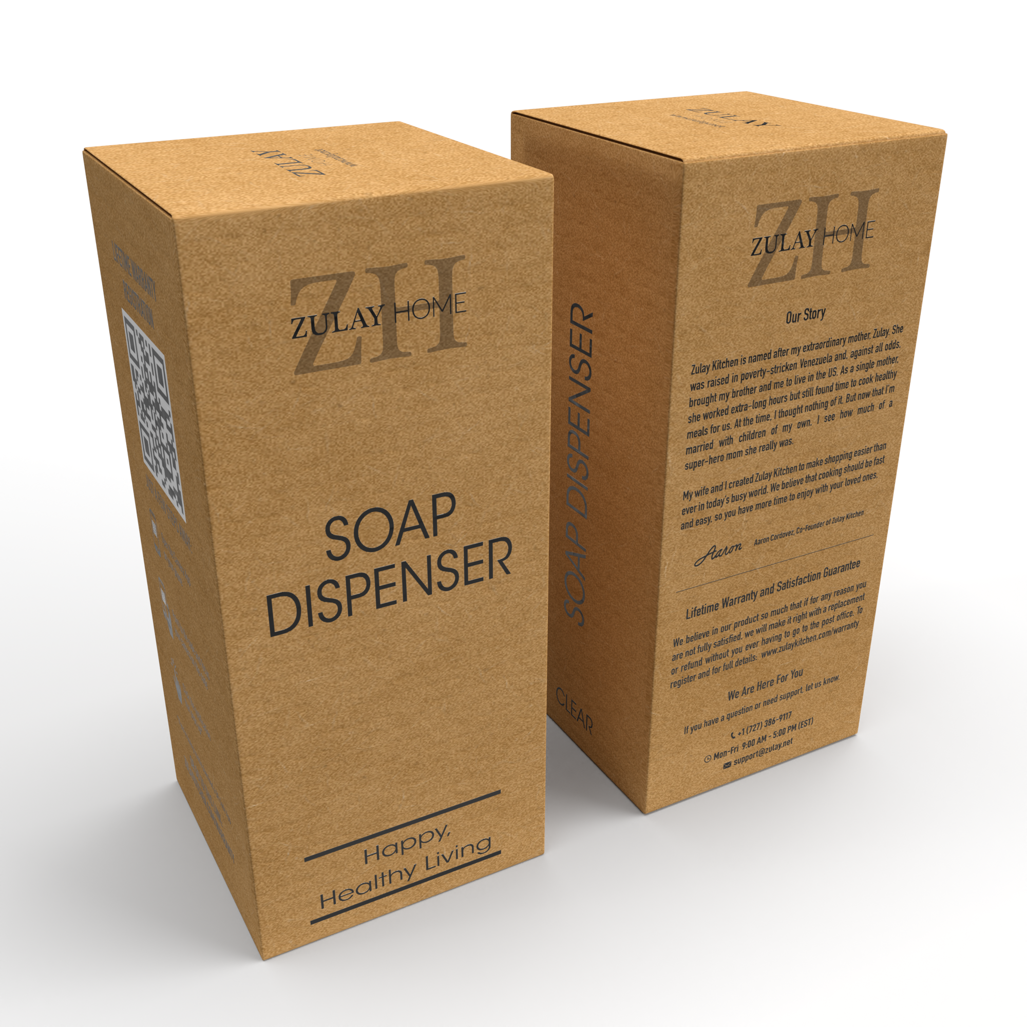 Zulay Kitchen – wholesale Tvåldispenser – Glasdispenser för handtvål – 473 ml2