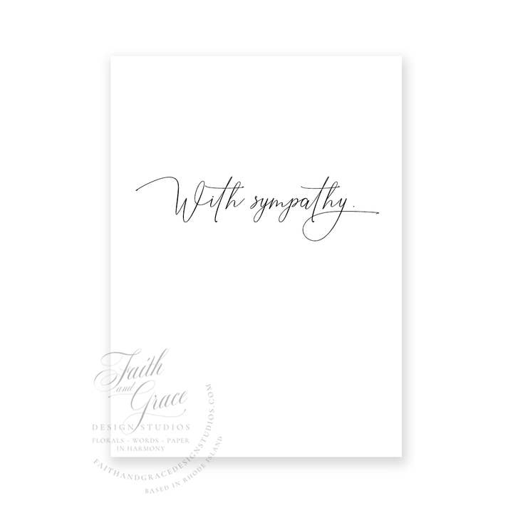 Capire il Biglietto di Condoglianze | Matteo 11:28-30 per la vendita all'ingrosso da parte di Faith and Grace Design Studios