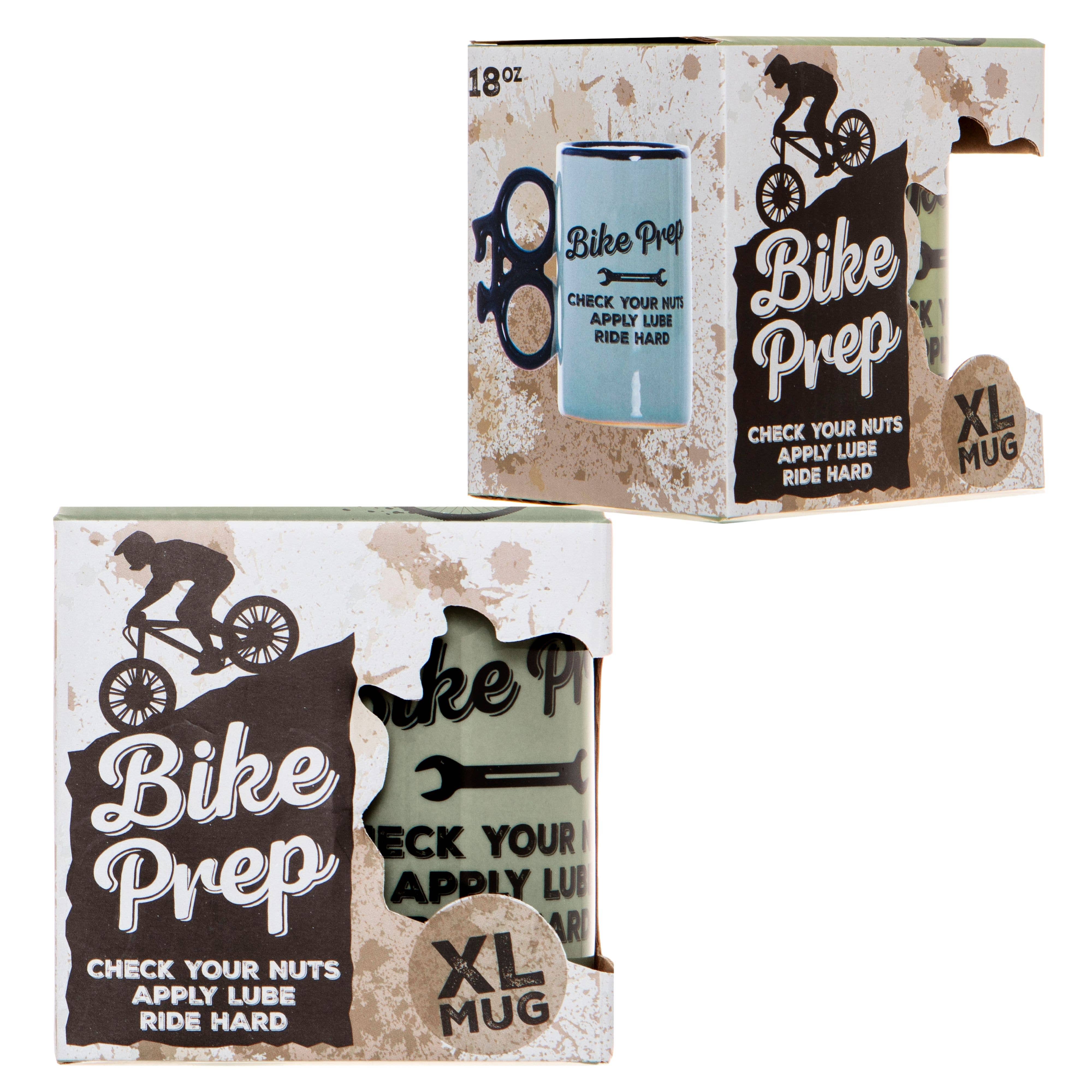 Boxer Gifts - Wholesale Drinking Glass/Cup - Bike Gift Mug 18oz - Bike Prep - Men's Gifts for Christmas4