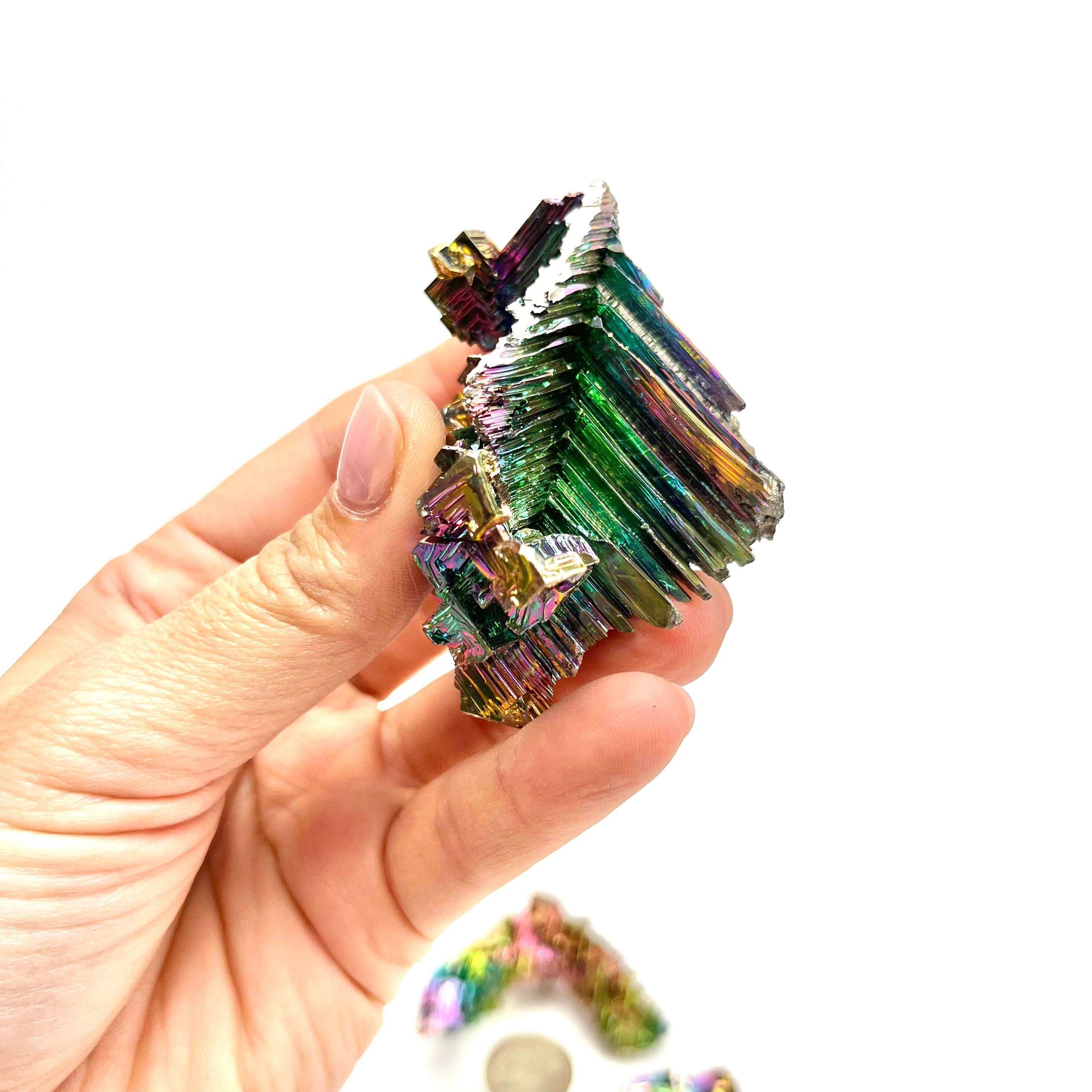 Pelham Grayson Rose - Wholesale Spiritual Stone/Crystal - Bismuth | Choose Size1
