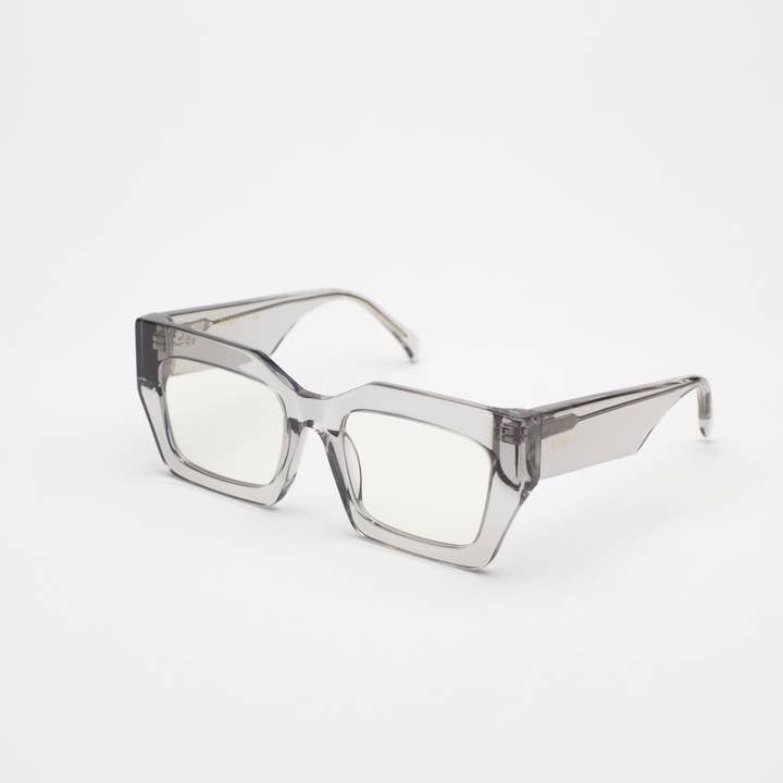 Edera Eyewear - Wholesale Eyeglasses - Women's - Elio - Transparent Grey Optical Lens
