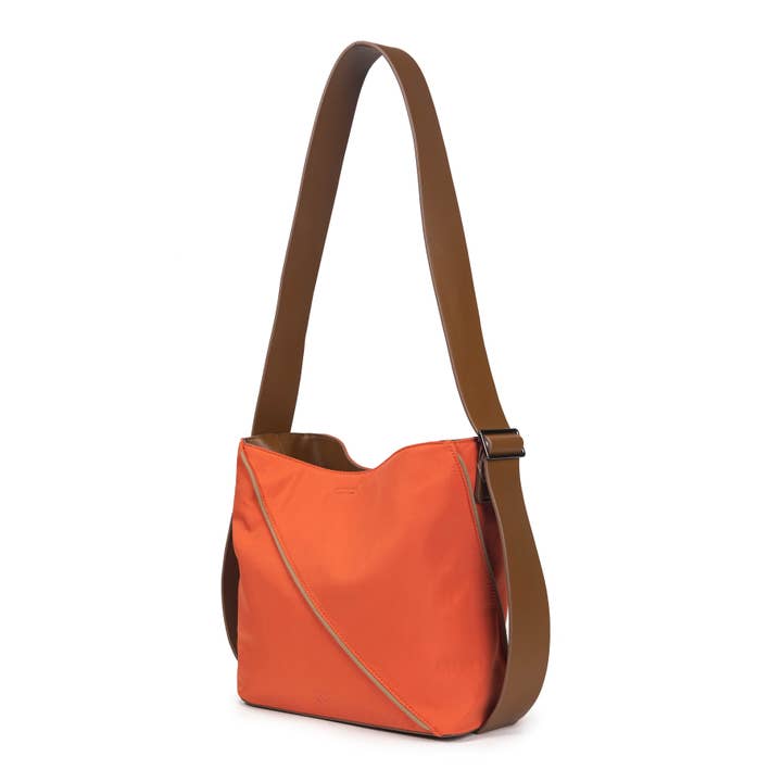 Excess Paris - Wholesale Shoulder Bag - Women's - Gane tangerine nylon shoulder bag1