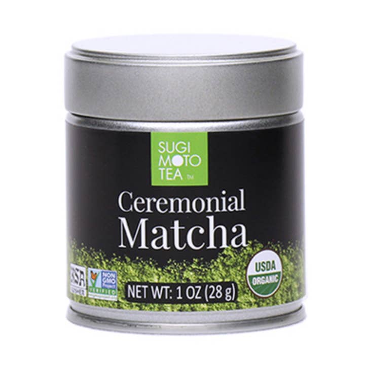 Organic Ceremonial Matcha Tin (1.0oz/29g) for wholesale by Sugimoto Tea Company