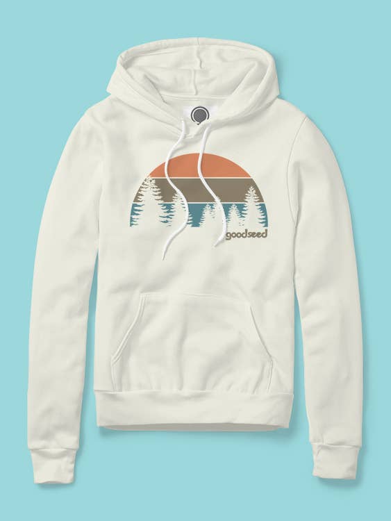 Dusk Hoodie Natural for wholesale by Goodseed Clothing