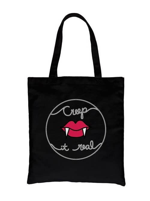 Creep It Real Canvas Bag for wholesale by 365 In Love