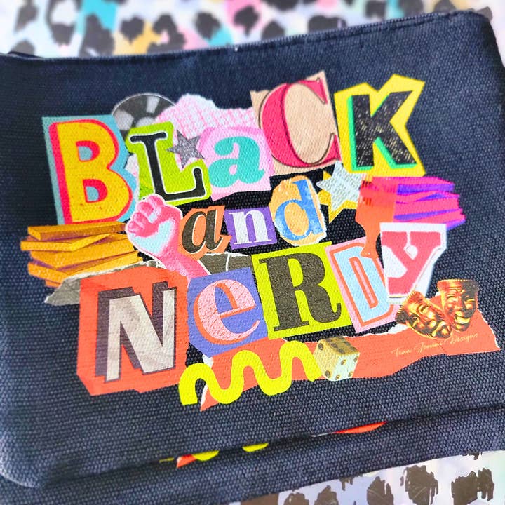 POCHETTE COLLAGE NOIRE ET INTELLO (Copie) pour la vente par TEAM JEMINI DESIGNS