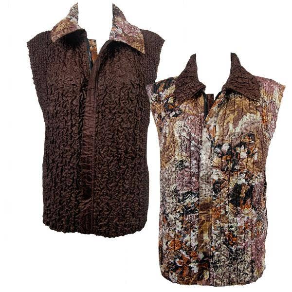 The Magic Scarf Company - Wholesale Outerwear Vest - Women's - 4537 - Quilted Reversible Vests11