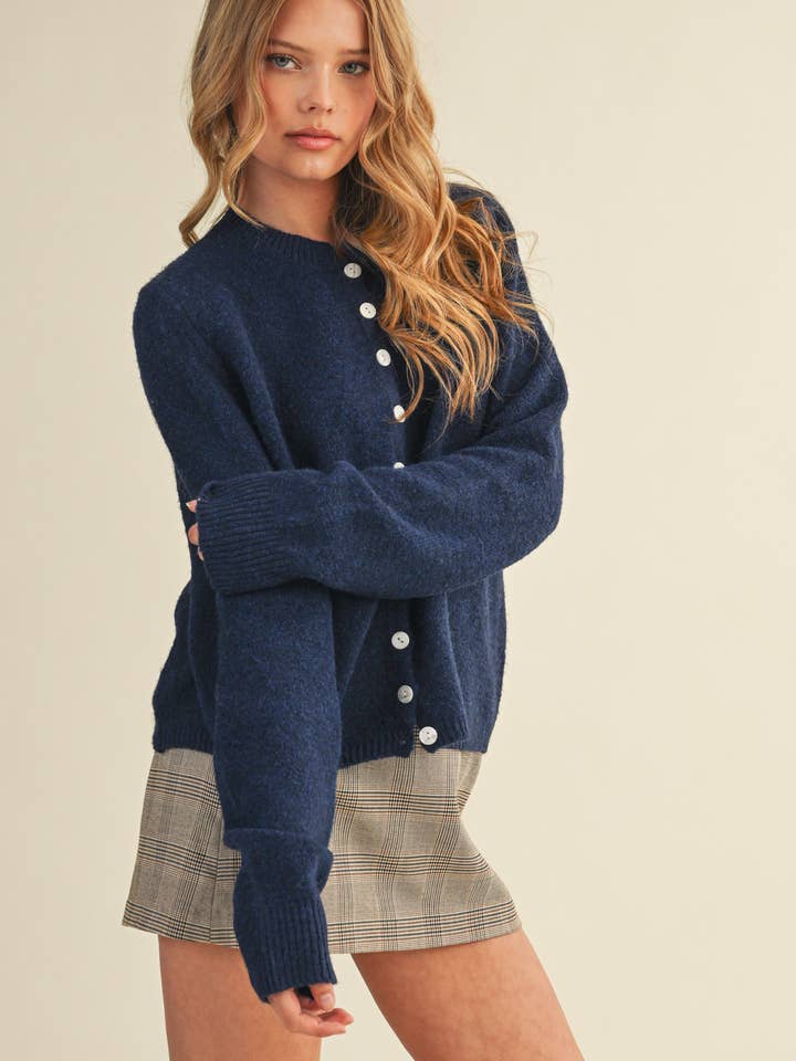 &MERCI - Wholesale Cardigan - Women's - MARLED KNIT SWEATER CARDIGAN MSW1124820