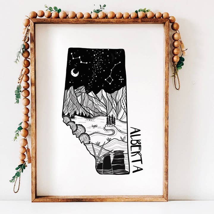 Alberta Imprimer pour la vente par Mountain Mornings