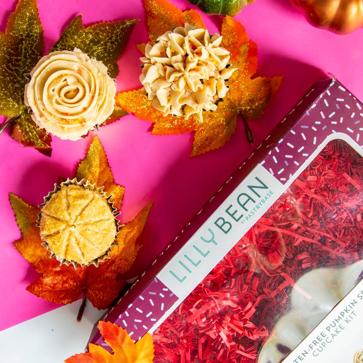 LillyBean Baking - Wholesale Cake Mix - Pumpkin Spice Cupcake Bake Kit (Vegan & Gluten-Free)