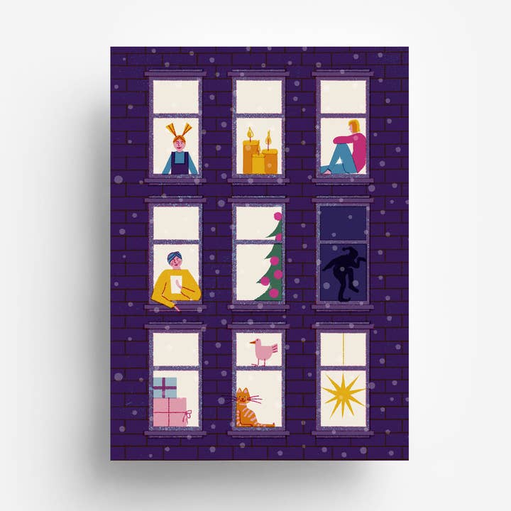 Carte postale Winter Winter Winter DIN A6 pour la vente par jungwiealt