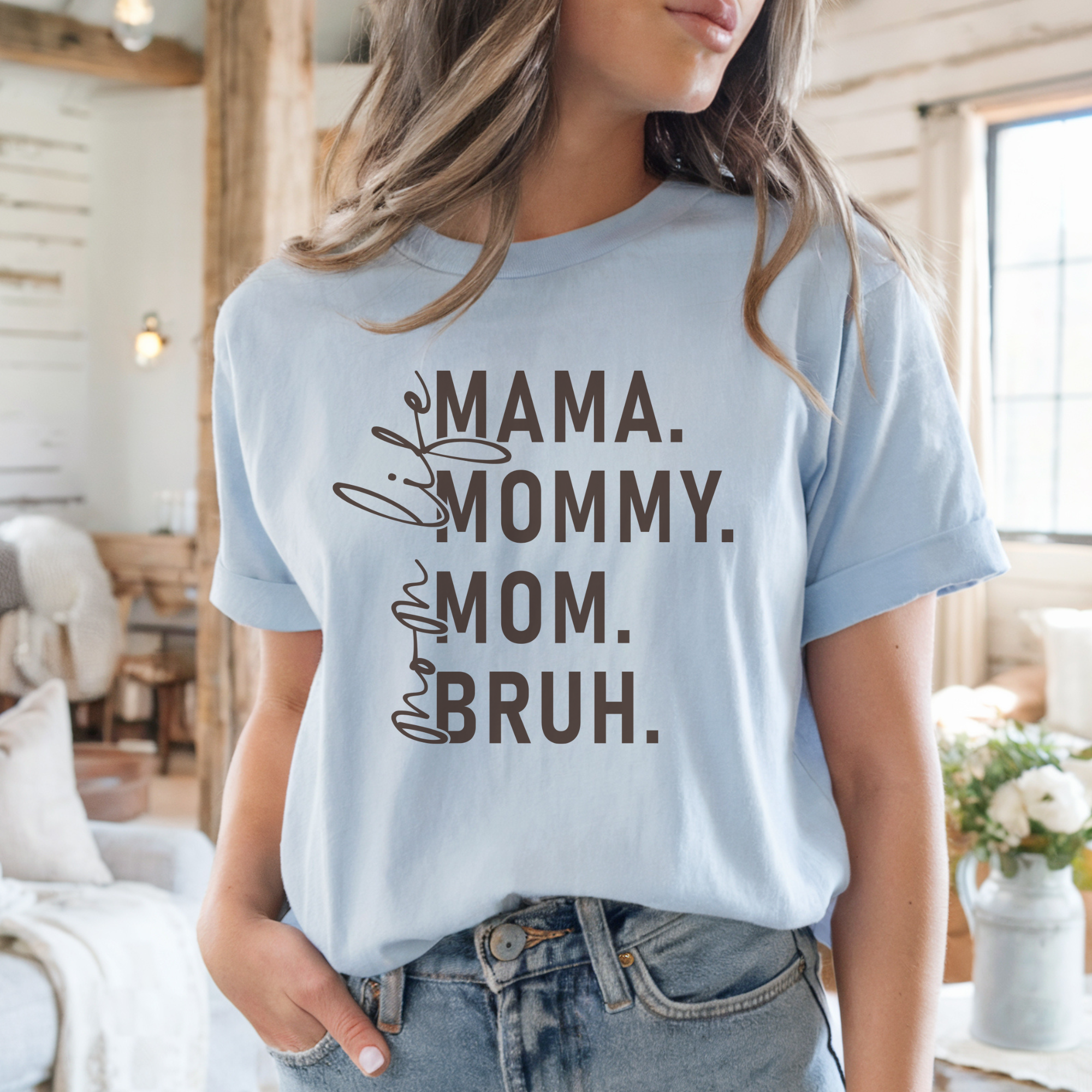 Trendznmore - Modern Graphic Apparel - Wholesale Screen Printed T-Shirt - Women's - Mom Life Mother's Day Graphic T-Shirt4