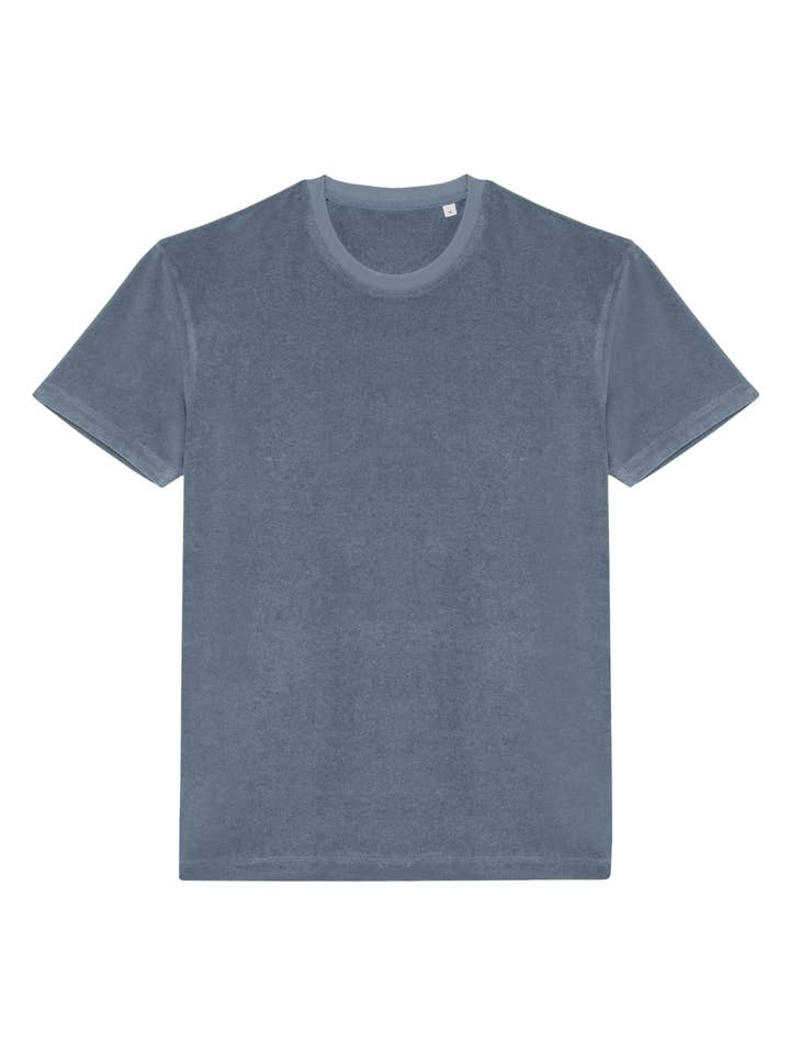 Herren Terry Shirt Basic - Mineralgrau | HINWEIS - Lieferzeit 5-6 Werktage für den Großhandel von PINNED by K