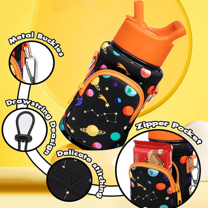 Crave by FW - Wholesale Bottle Rack/Holder - Water Bottle Carrier with Strap 10/12/14/16/18Oz2