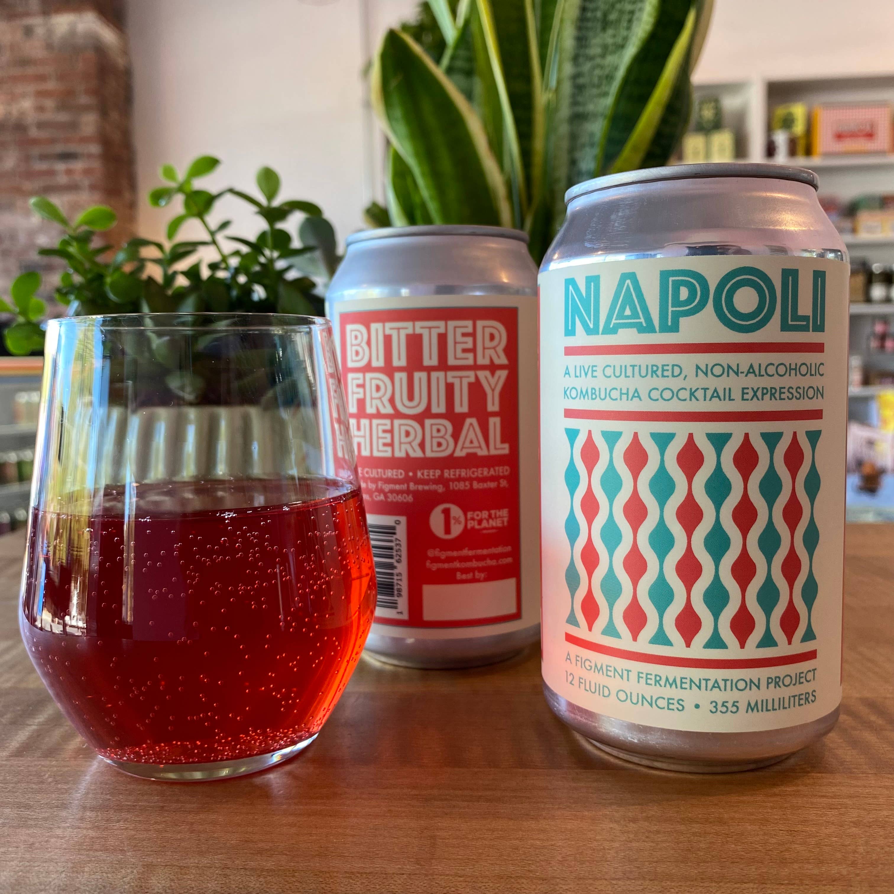 Figment Kombucha - Wholesale Non-Alcoholic Aperitif/Mocktail - "Napoli" Italian-Style N.A. Aperitivo -12 Pack 2