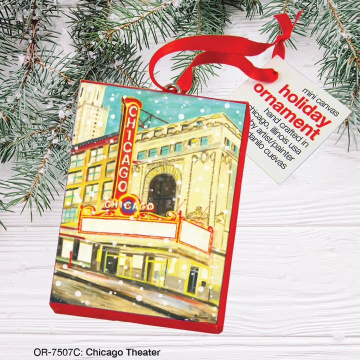 Chicago Theater, Ornament (OR-7507C) for wholesale by Printed Canvas