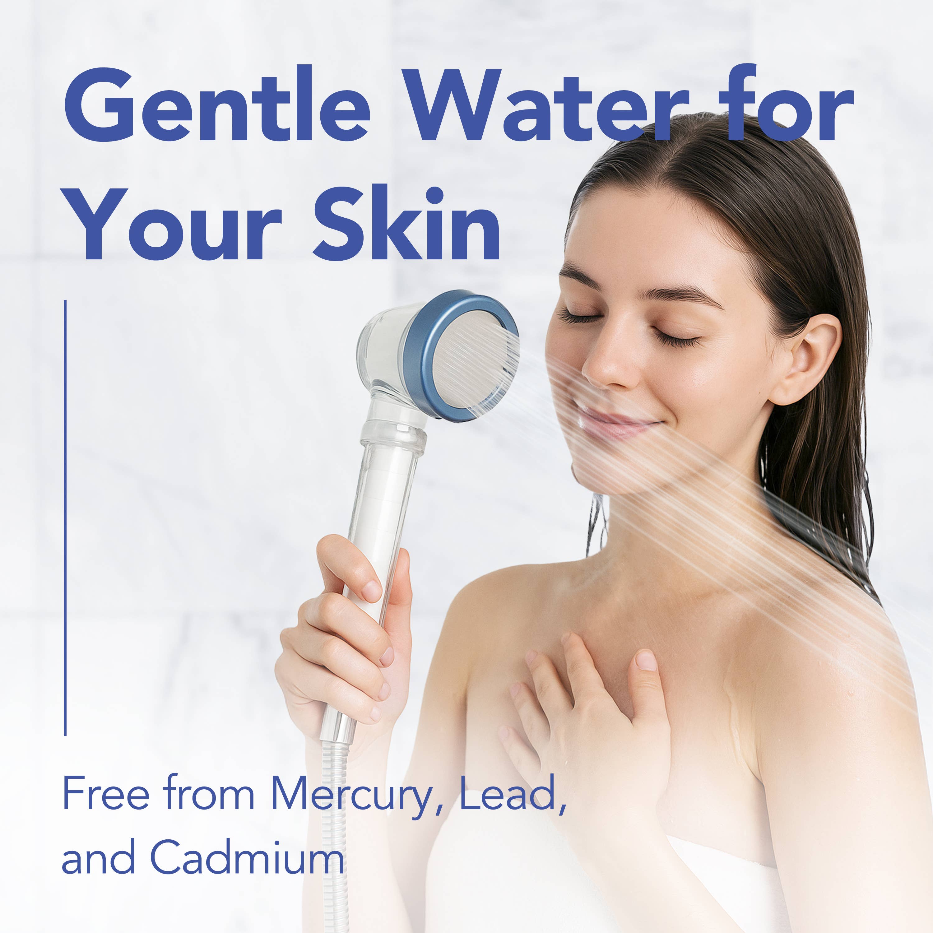 Kproduct4u – Großhandel Duschköpfe – ESL Doppelt-gefilterter Duschkopf (2 Farben)5