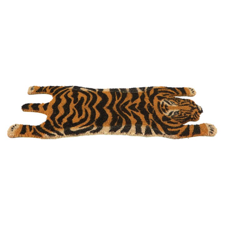RB200 - Doormat Coir Tiger Shape for wholesale by Fallen Fruits Ltd