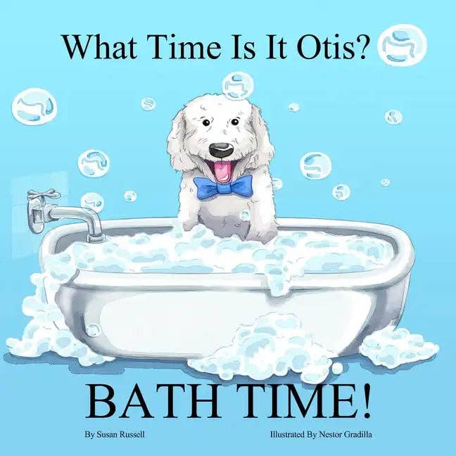Books by splitShops - Wholesale Baby & Toddler Book (0-2) - What Time Is It Otis? BATH TIME! - Paperback